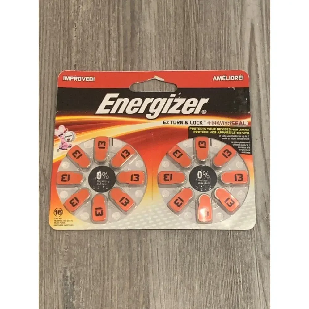 Energizer 16pk 13 Hearing Aid Batteries Orange